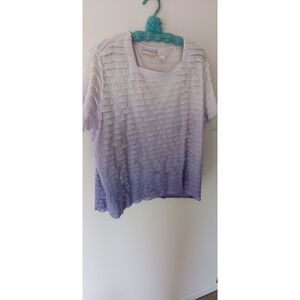 Alfred Dunner Woman's  Blouse  Size 1X FREE SHIPPING